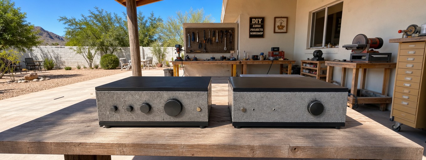 Eksperimen Finishing Box Audio dengan Semen dan Cat Murah