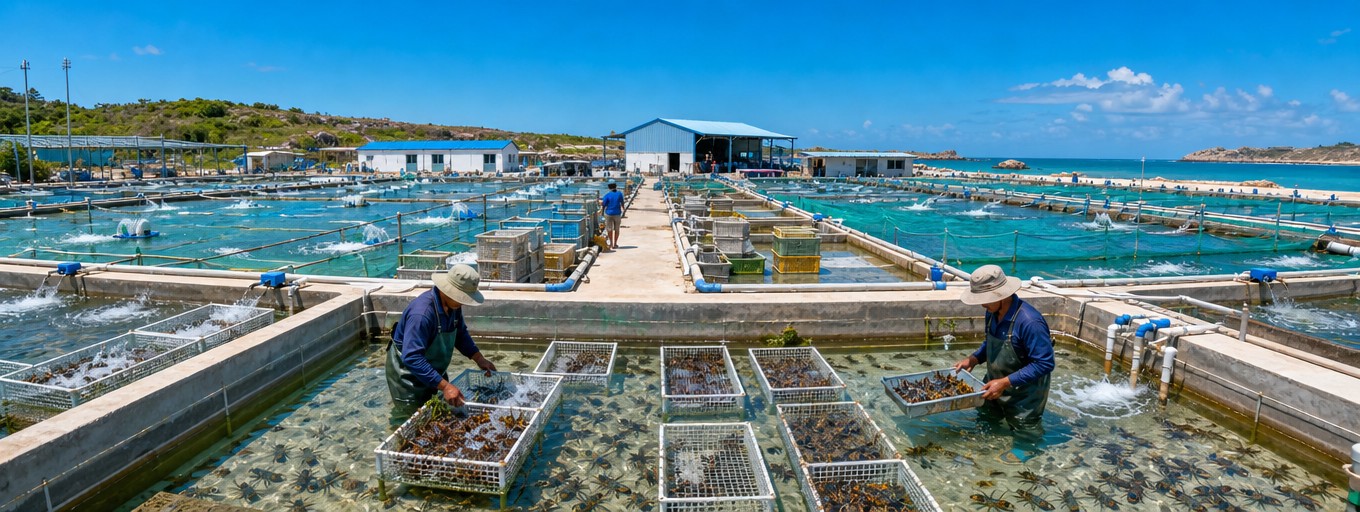 Harga Benih Bergolak, Pembudidaya Lobster Putar Strategi