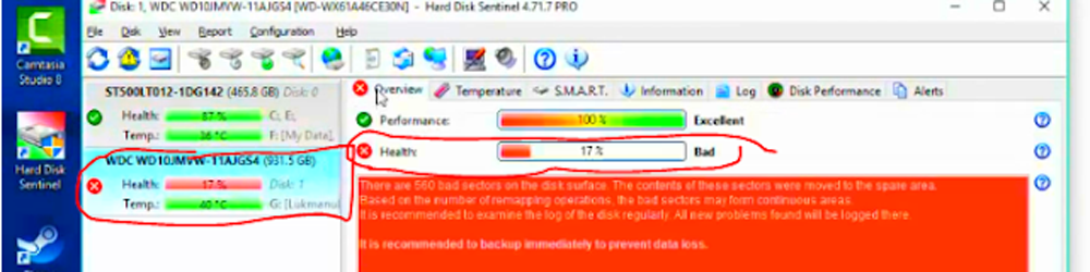 Cara Ampuh Memperbaiki Bad Sector dengan Hard Disk Sentinel