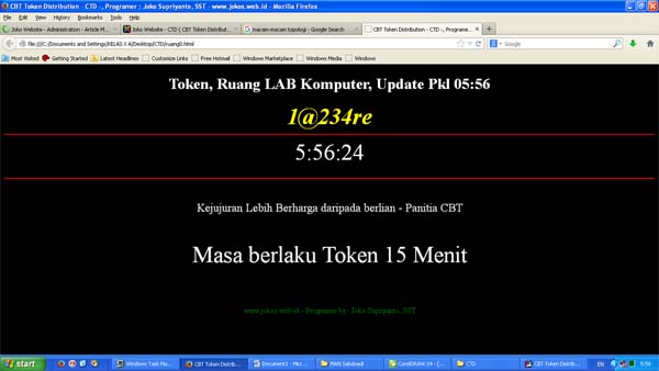 Tampilan CTD Broswer