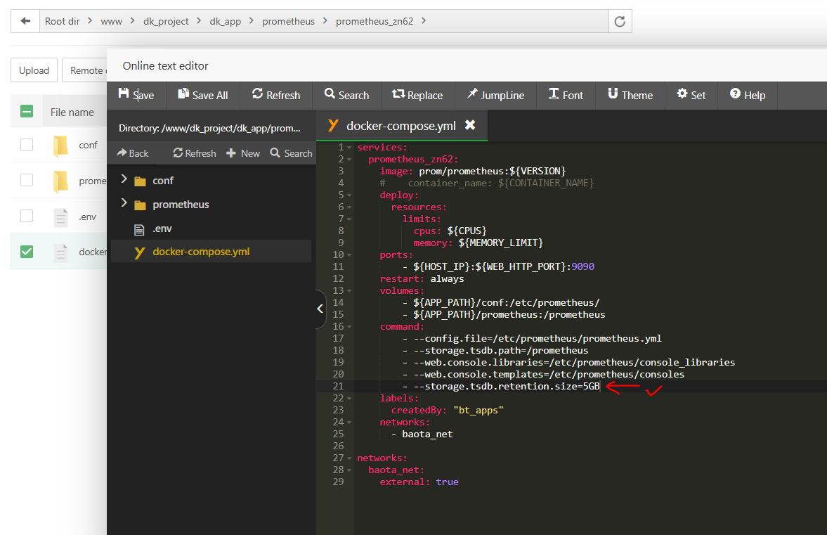 setingan yg benar prometeus versi m3